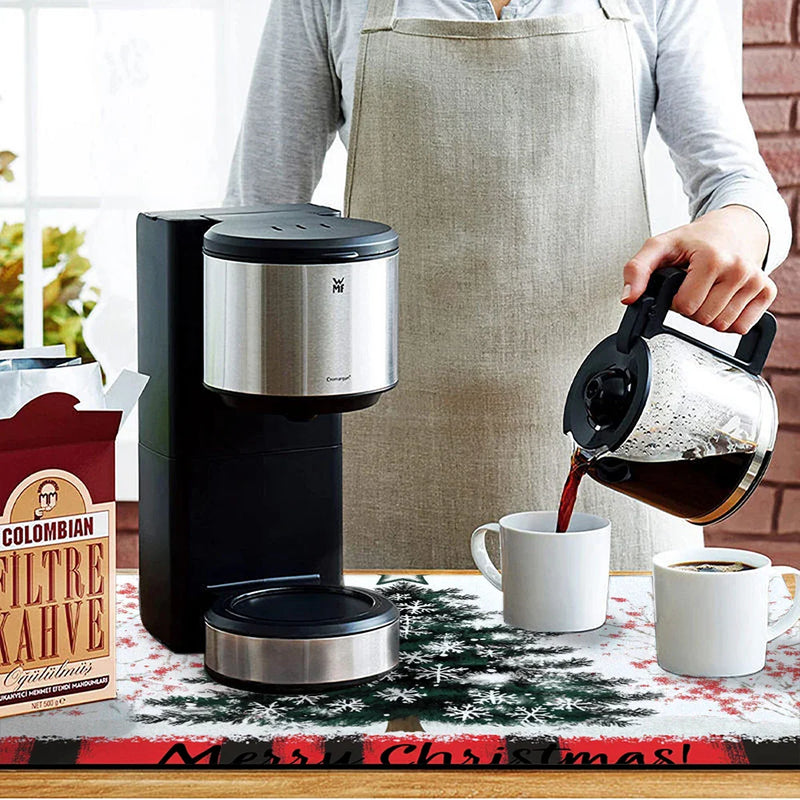 Axyaa Absorbent Coffee Drying Mat - Anti-Slip Placemat for Table Decoration