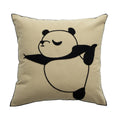 Embroidered Animal Cushion Cover 45x45cm by Axyaa - Puppy Horse Panda Bunny Zebra