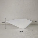 Nordic Resin Vase Fan-shaped Decoration Modern Abstract Crafts for Home Decor by Axyaa
