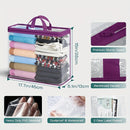 Axyaa Clear PVC Storage Bag: Waterproof Organizer for Clothes, Toys, Quilts, Blankets & More