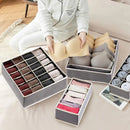 Axyaa Drawer Organizer Box for Underwear Socks Bra Pants Scarf Tie Storage