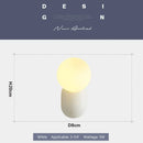 Axya Milk Bean Glass Wall Lamp for Bedroom Study Hallway Living Room