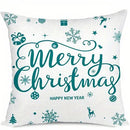 Christmas Deer Snowman Tree Pillow Covers - Axyaa Brand