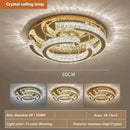 Axyaa Modern Gold Ceiling Crystal Light for Home Living Room, Bedroom, Dining, Kitchen
