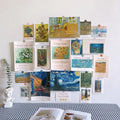 Axyaa Nordic Retro Wall Decor Photo Card Stickers DIY Art Postcard Set