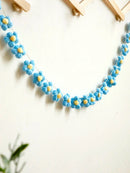 Axyaa Crochet Daisy Garland: Boho Floral Banner for Home, Nursery, Wedding & Parties