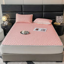 Axyaa Summer Cooling Mat Set with Latex Filling and Ice Silk Fabric