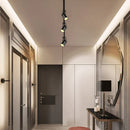 Axyaa RGB LED Track Lights with Remote Control, Colorful Ceiling Rail Lamp for KTV, Disco, Bedroom.