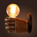 Nordic Retro Axya Wall Lamp Set of 2 Hand Fist Sconces Fixture