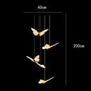 Axyaa Crystal Chandelier LED Ceiling Lamp for Indoor Living Room Lighting