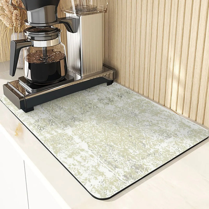 Axyaa Striped Dining Table Mat Coasters - Absorbent Placemats for Kitchen