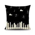 Axyaa Piano Key Notes Pillowcase - Home/Office Sofa Decor