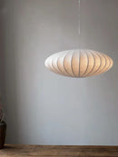 Axyaa Japanese Silk Lamp: Minimalist Home Decor Chandelier