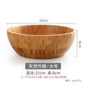 Axyaa Bamboo Handmade Large Salad Ramen Bowl Household Tableware