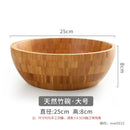 Axyaa Bamboo Handmade Large Salad Ramen Bowl Household Tableware