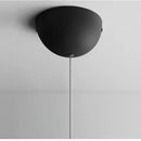 Axyaa White Glass Beads LED Pendant Chandelier - Round Ball Hanging Fixture