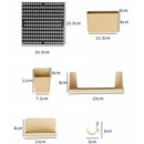 Axyaa Kawaii Dorm Wall Shelf | Study Storage Rack & Organizer - Adhesive Mounted