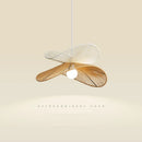 Axyaa Wood Chandelier Pendant Light LED Hanging Lamp for Dining Room