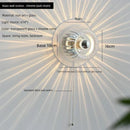 Axyaa Retro Glass Wall Lamp: Stylish Corridor & Staircase Lighting