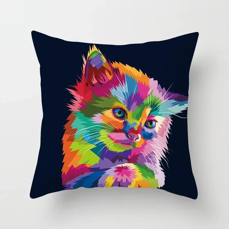 Axyaa Abstract Animal Pattern Pillowcase 45*45cm