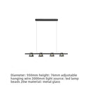Axyaa Glass Dining Table Chandelier: Modern Minimalist Design, Easy Installation, Rounded Shape