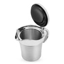 Axyaa Dual-Insulated Stainless Steel Gravy Boat with Hinged Lid - Ideal for Sauces & Creams