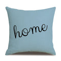Axyaa Blue Deltoid Geometry Pillow Cover 45*45cm for Living Room, Bedroom, Sofa, Car