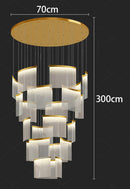 Axyaa Modern LED Pendant Light Chandeliers for Living Room