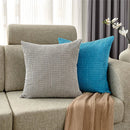 Axyaa Striped Velvet Corduroy Cushion Covers 45x45cm Home Decor Sofa Pillow Case