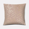 Rose Gold Patterned Digital Print Pillow Covers for Sofa, Bedroom, Car by Axyaa