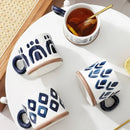 Axyaa Hand-painted Ceramic Mug 400ML Large Capacity Drinking Cup