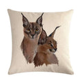 Axyaa Cute Animal Print Pet Pillow Cover for Home Sofa Decoration