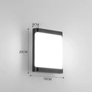 Axyaa Outdoor Wall Sconce LED Lamp for Balcony Garden and Stair Lighting