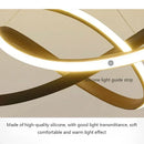 Axyaa Modern Aluminum LED Pendant Chandelier for Dining Kitchen Living Room