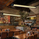 Axyaa Industrial Retro Metal LED Chandelier for Office Bar Dining Room Kitchen
