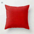 Axyaa Red Geometric Printed Cushion Cover for Fashionable Car Decoration