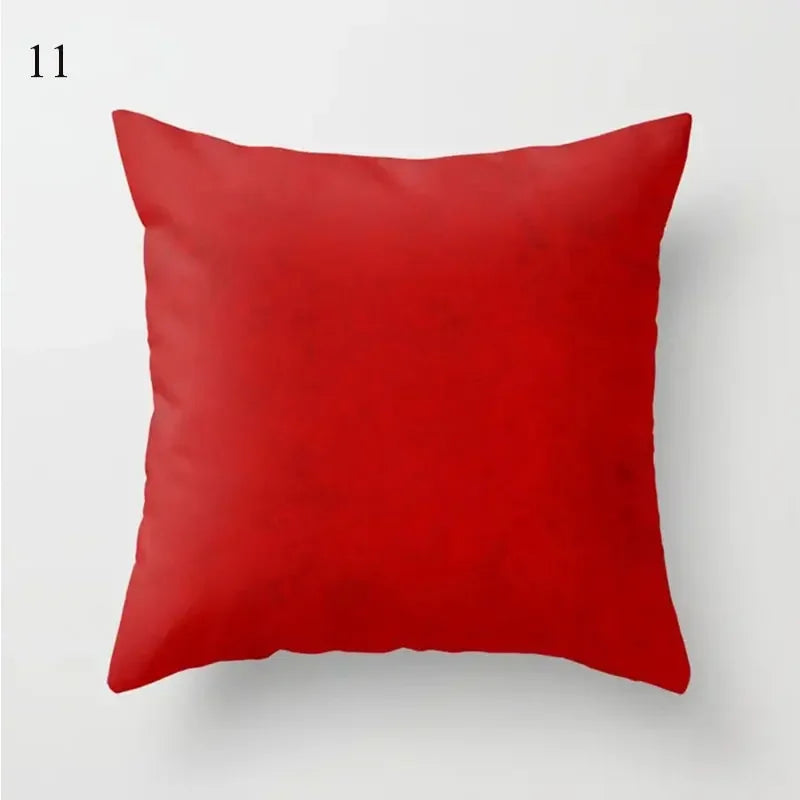 Axyaa Red Geometric Printed Cushion Cover for Fashionable Car Decoration