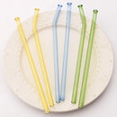 Axyaa Glass Straw Set with Brush - Bar Accessories & Reusable Straws
