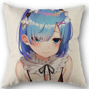 Axyaa Cotton Linen Square Decorative Pillowcase Pillow Covers Cases for Home Decor