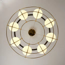 Axyaa Glass Ball LED Chandeliers: Nordic Minimalist Pendant Lights for Home Decor