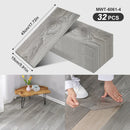 Axyaa Wood Grain Self-Adhesive Floor Strips: Peelable & Sticky for Living Room, Bedroom