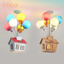 Axyaa Nordic Pendant Ceiling Chandelier Cartoon Balloon Lights for Children's Princess Room