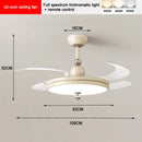 Axyaa High Wind LED Ceiling Fan Lights - Silent & Energy-Efficient