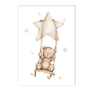 Nursery Wall Art Canvas Painting for Kids Room Decor by Axyaa