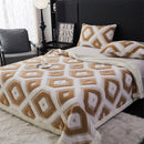 Axyaa Jacquard King Size Flannel Blanket for Cozy Autumn/Winter Comfort