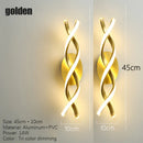 Axyaa LED Wall Lamp: Modern Decorative Sconces for Bedroom Living Room Corridor Stairs