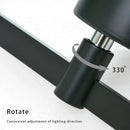 Axyaa Rotating Indoor LED Wall Lamp for Home, Bedroom, Bedside, Mirror with Switch