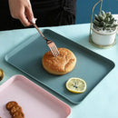 Axyaa Serving Tray: Anti-Slip Scratch Resistant Kitchenware for Tea, Fruit, Dessert