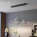 Axyaa Modern Chandelier Pendant for Dining Room - Indoor Hanging Ceiling Lamp