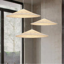 Axyaa Modern Silk Chandelier LED Pendant Light for Home and Restaurant Decor
